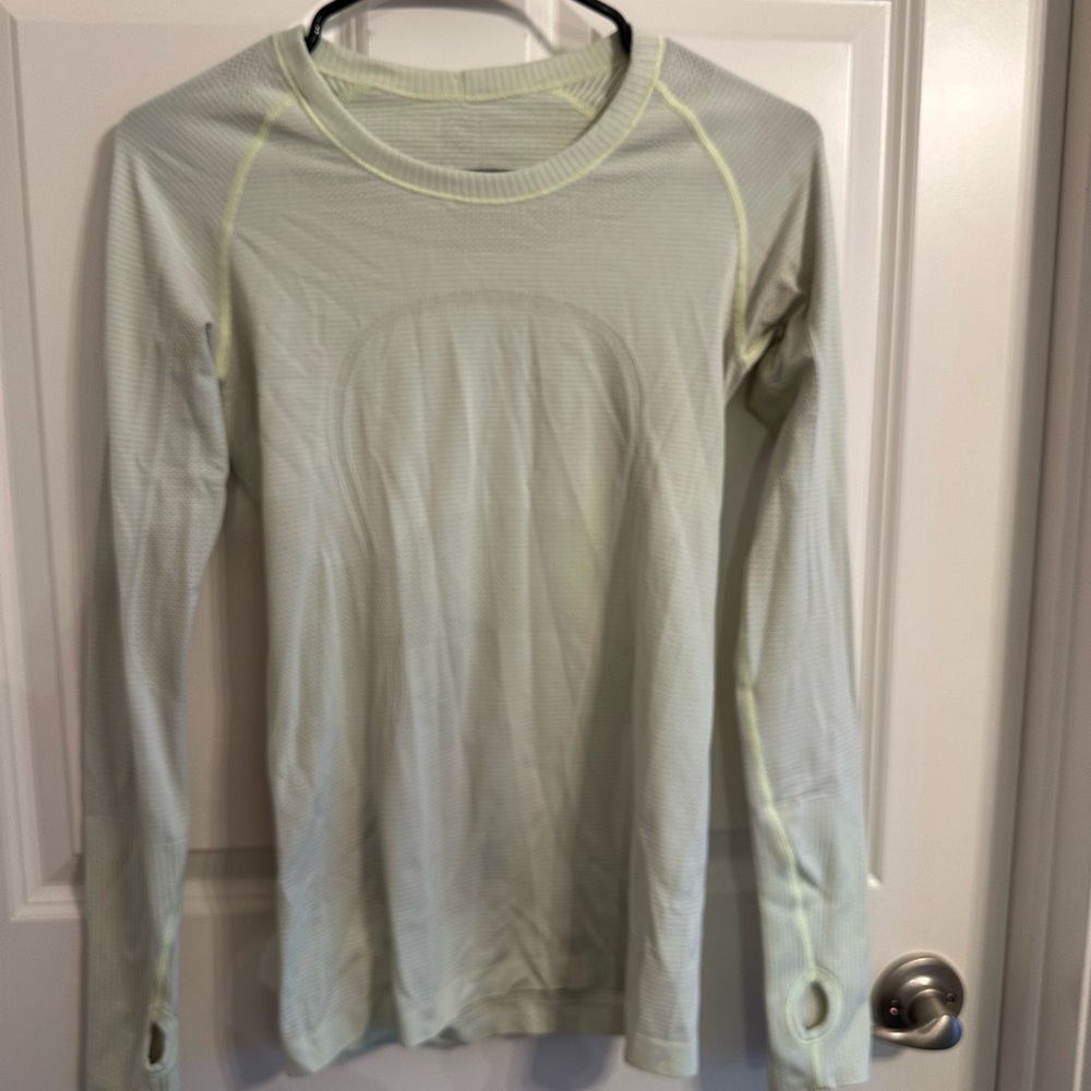 lululemon athletica Long Sleeve Top - Light Green